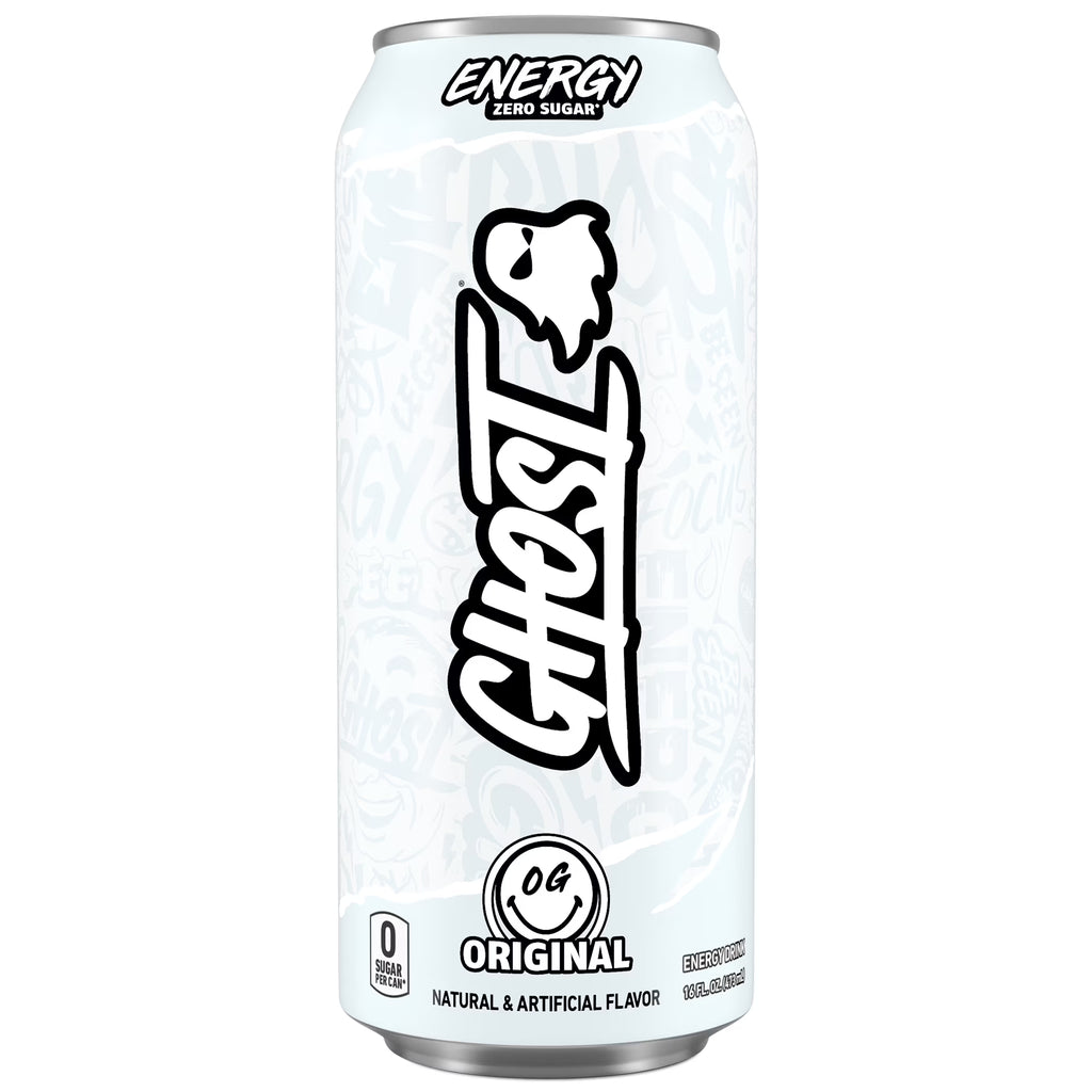 GHOST ENERGY Zero Sugars Energy Drink, Original Flavor 16 fl oz, Single Can