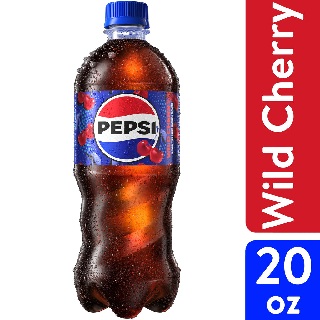 Pepsi cherry 20 ounce ￼