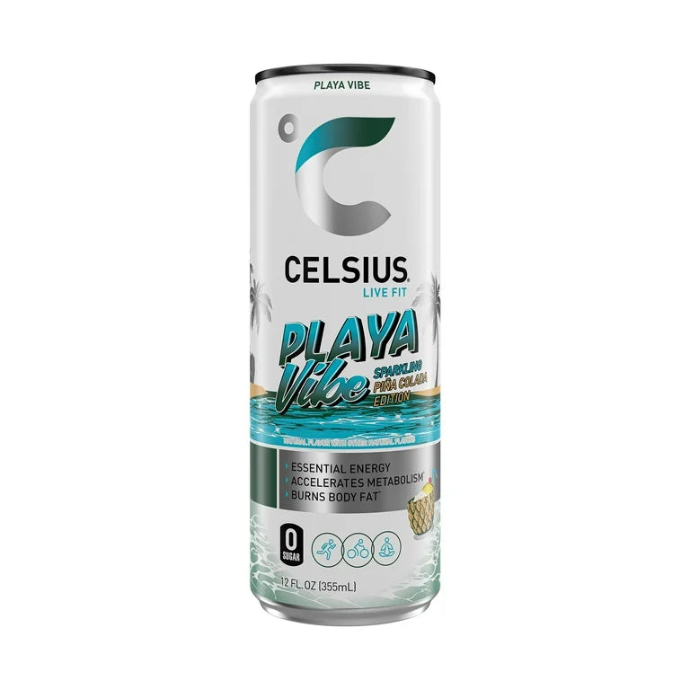CELSIUS Sparkling Playa Vibe – 12 oz