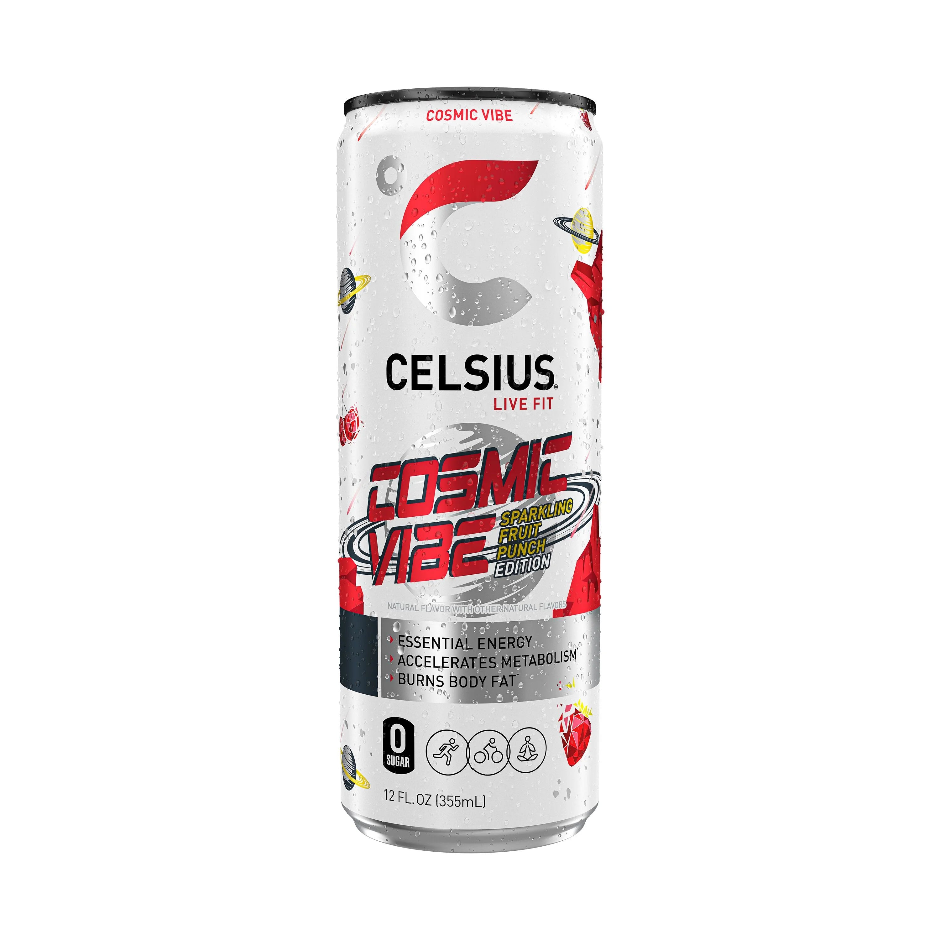 CELSIUS Sparkling Cosmic Vibe – 12 oz