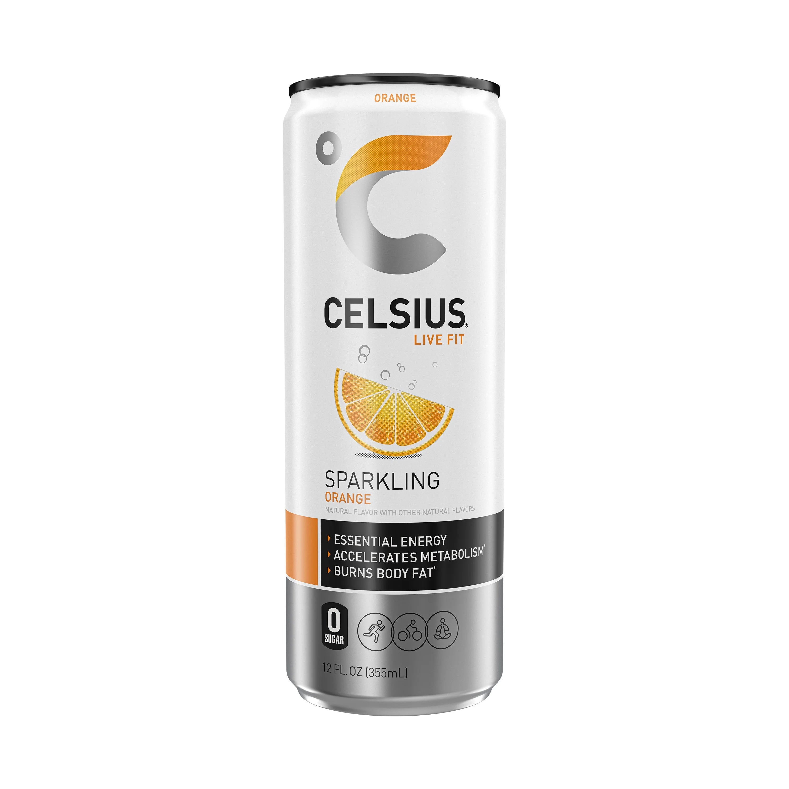 CELSIUS Sparkling Orange – 12 oz