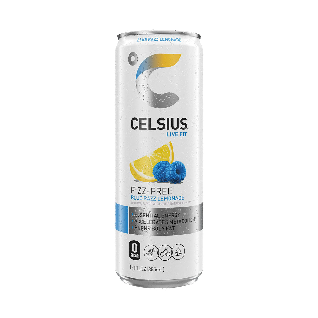 CELSIUS Fizz Free Blue Razz Lemonade – 12 oz