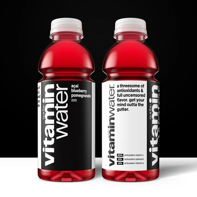 vitaminwater Acai Blueberry Pomegranate Flavored Water 20 oz
