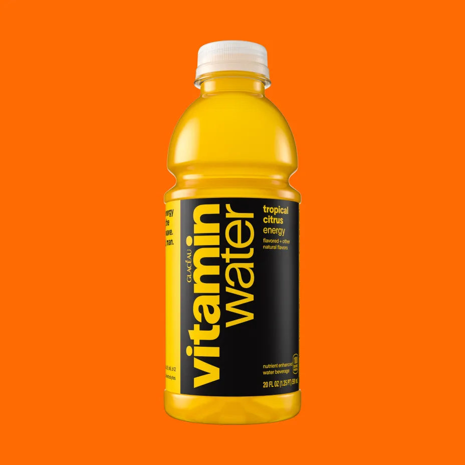 vitaminwater Energy Tropical Citrus Flavored Water 20 oz