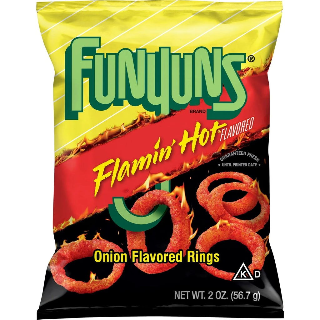 Funyuns Flamin' Hot Onion Rings 2 oz Bag