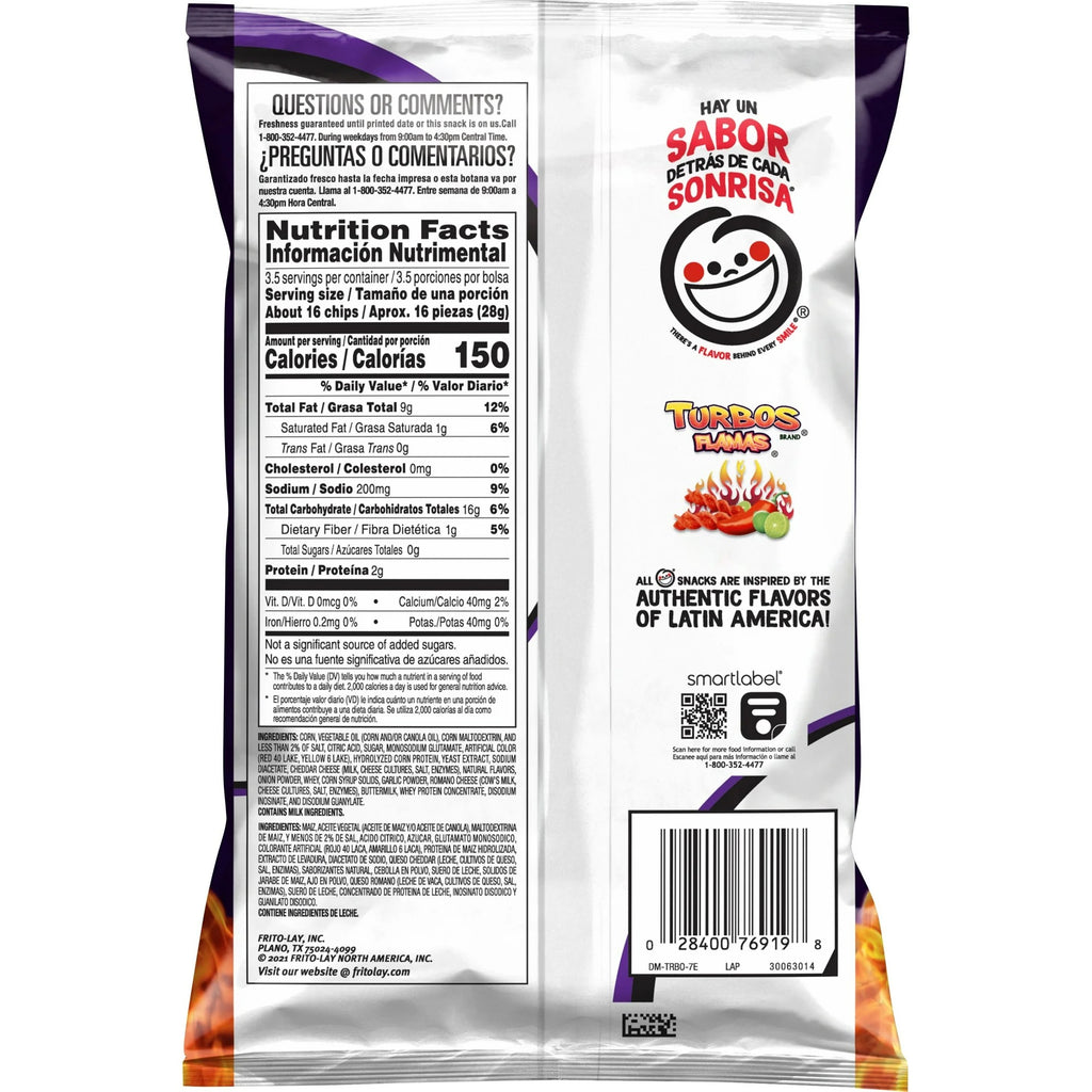 Turbos Flamas 3.5 oz Bag