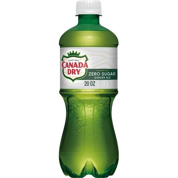 Canada Dry Zero Sugar 20 oz