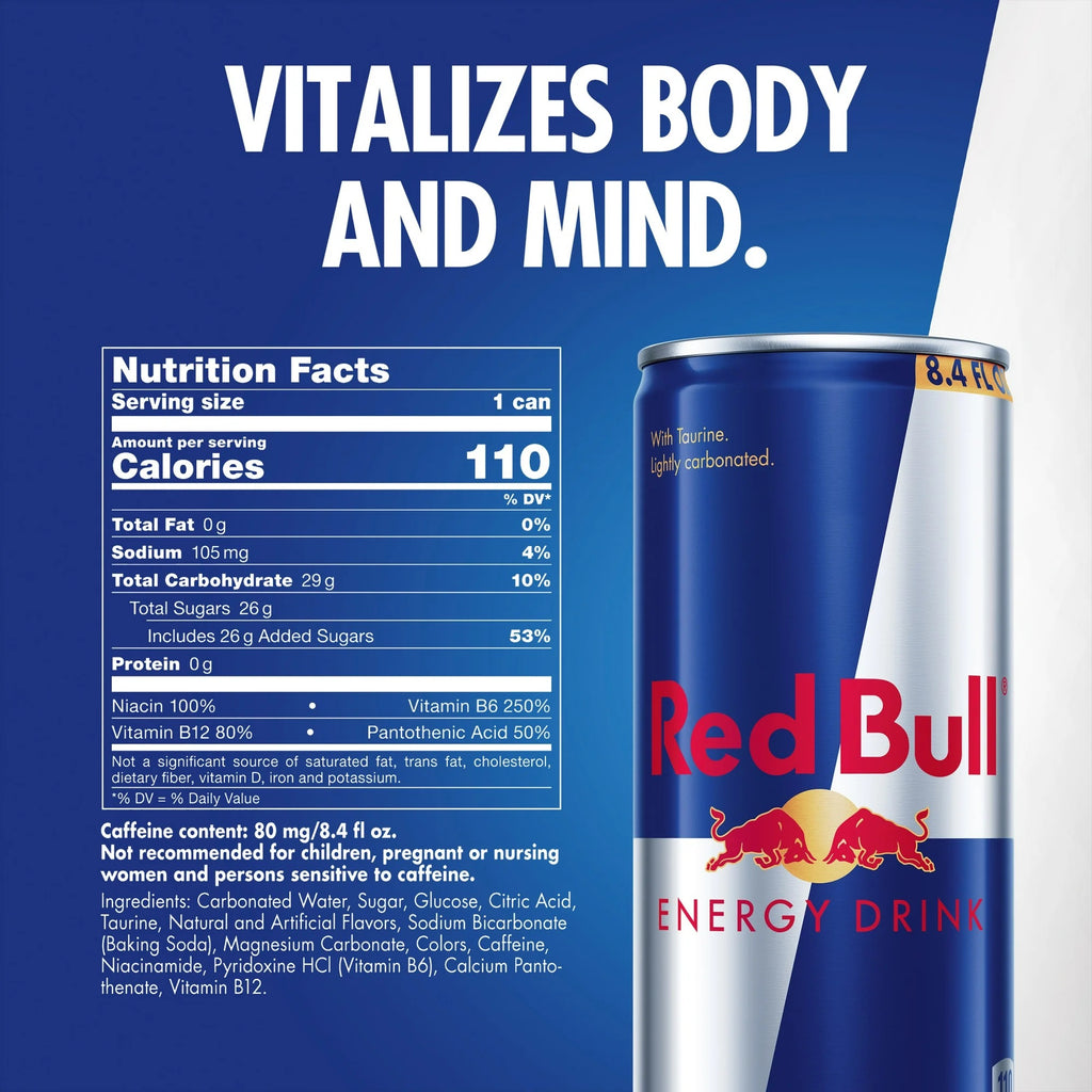 Red Bull Energy Drink 8.4 fl. oz. Can