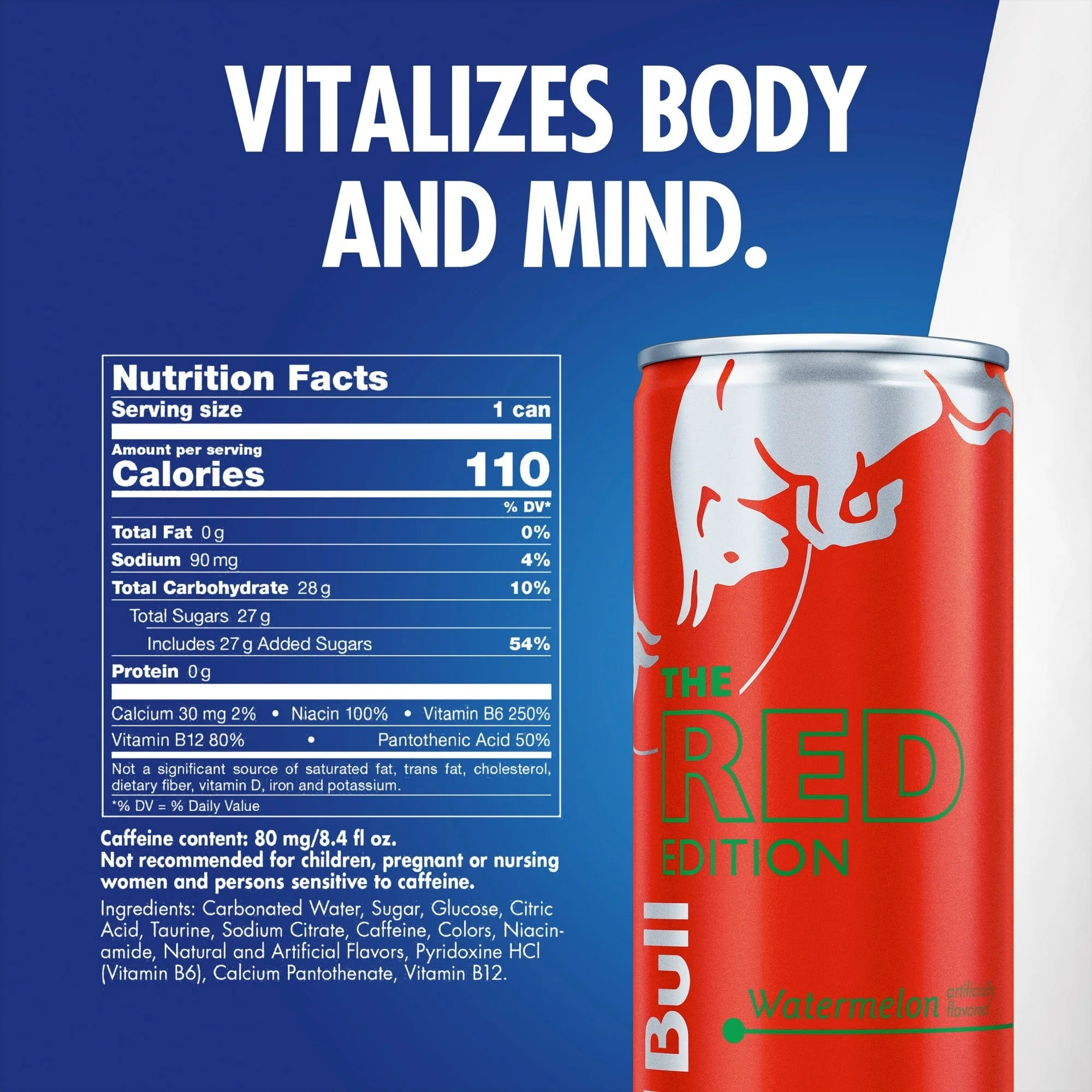 Red Bull Energy Drink Watermelon 8.4 fl. oz.