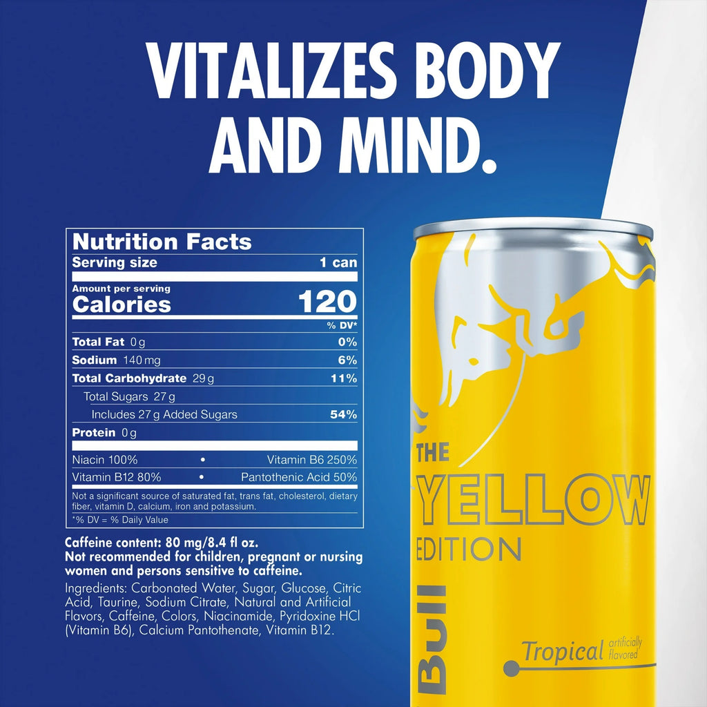 Red Bull Yellow Edition Tropical 8.4 fl. oz.