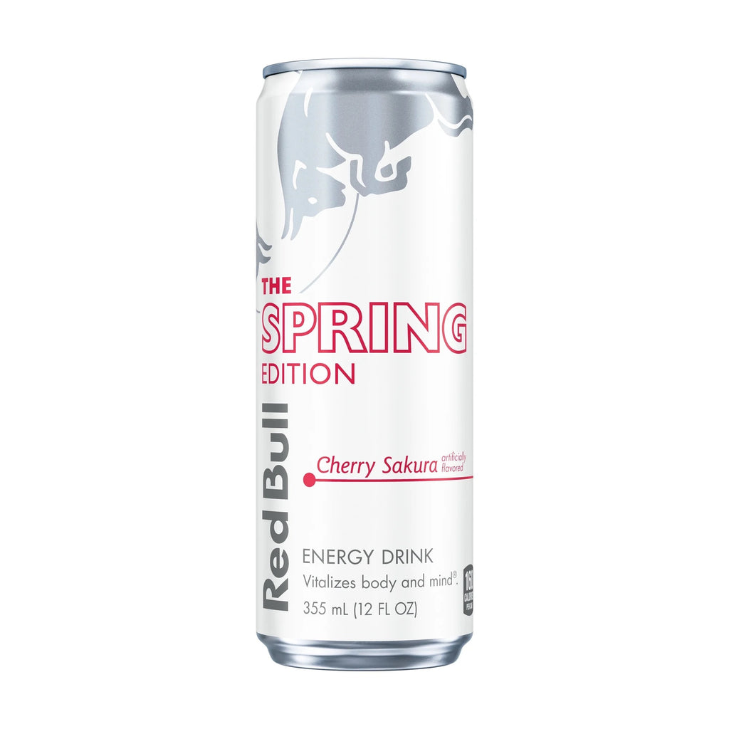 Red Bull Spring Edition Cherry Sakura 12 Fl Oz Can