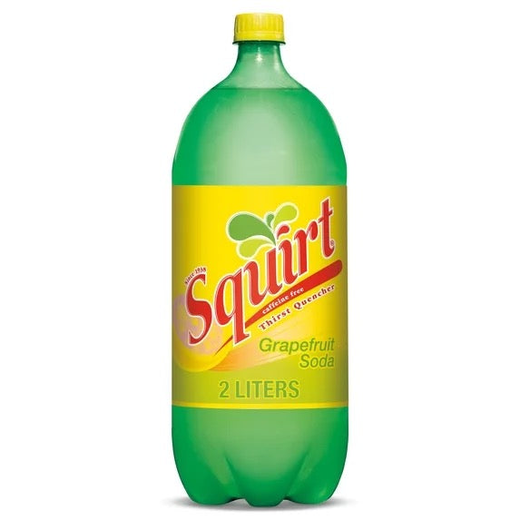 Squirt Caffeine Grapefruit Soda 2 Liter