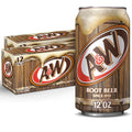 A&W Root Beer Soda 12 fl oz 12 Pack Cans