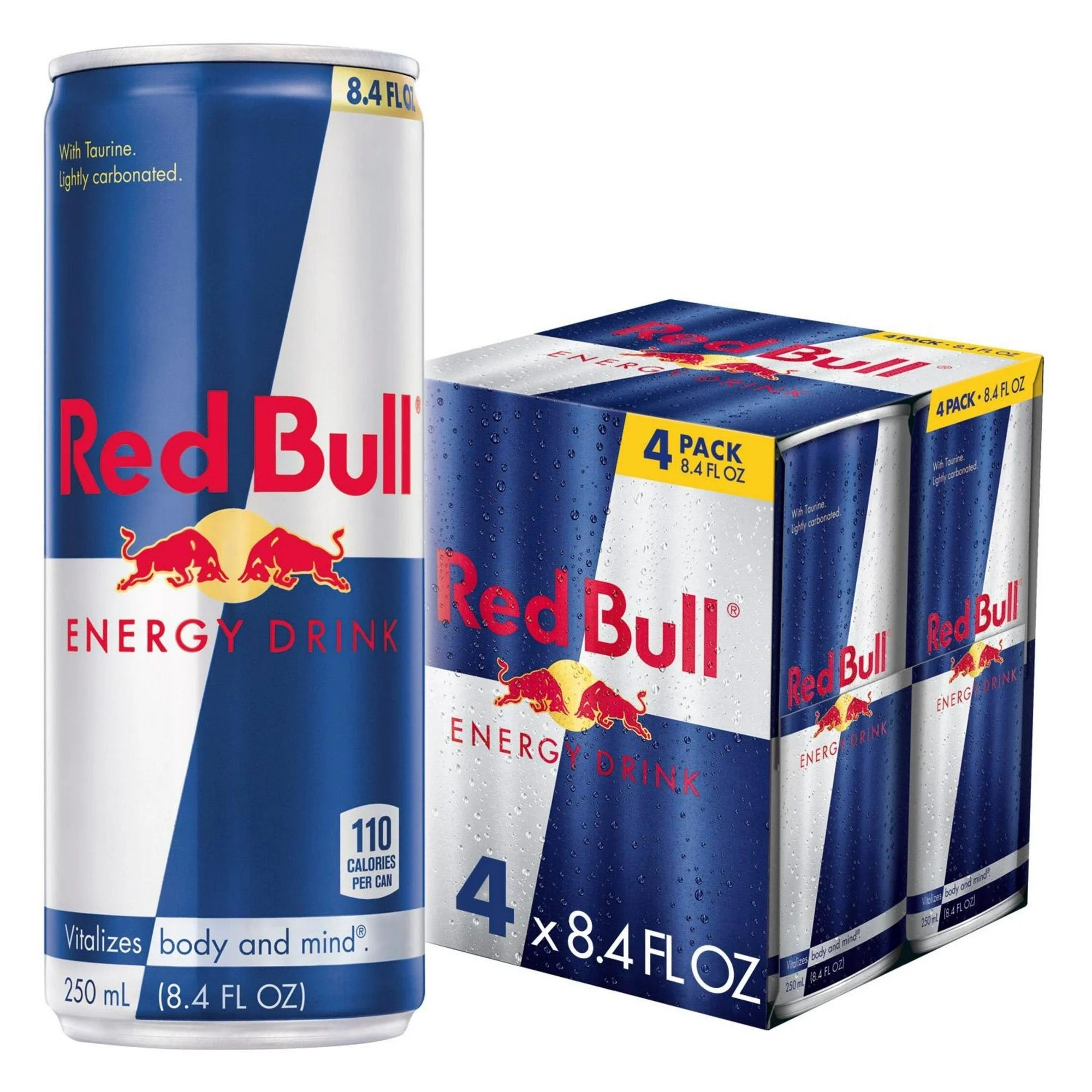 Red Bull Energy Drink 8.4 fl. oz  Pack of 4 Cans