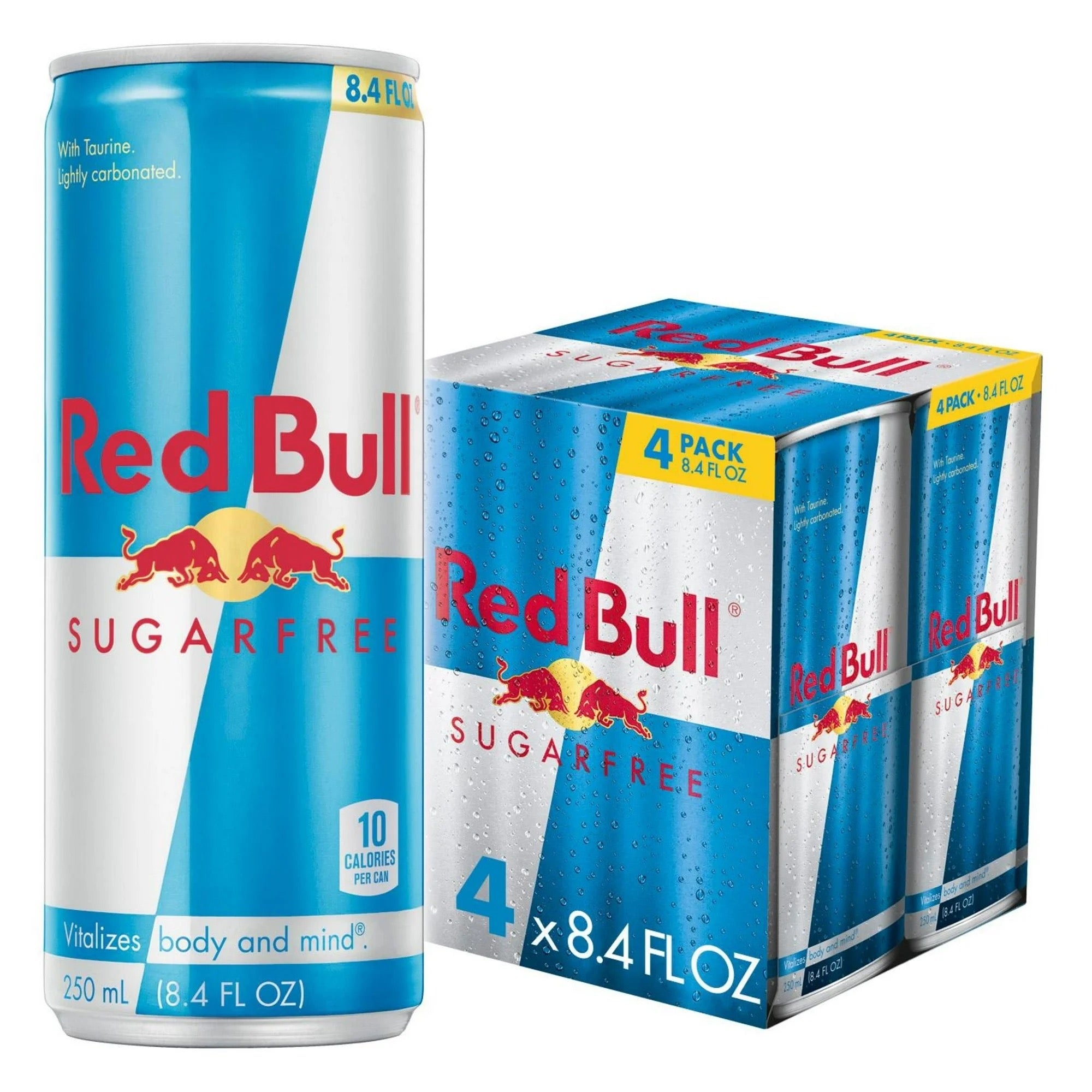 Red Bull Sugarfree Energy Drink 8.4 fl. oz  Pack of 4 Cans