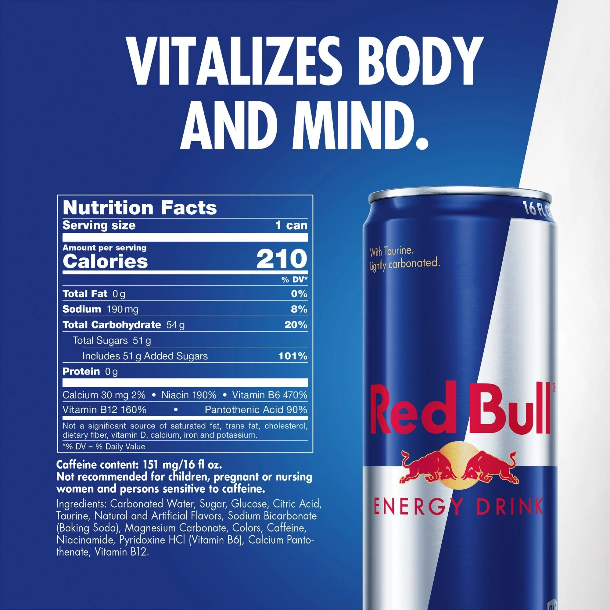 Red Bull Energy Drink 16 fl. oz. Can