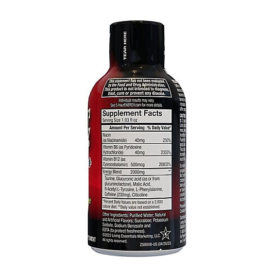 5-hour ENERGY Berry Extra Strength Shot - 1.93 Fl. Oz.