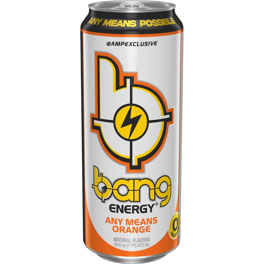 BANG Energy Drink Any Means Orange 16 fl oz Can