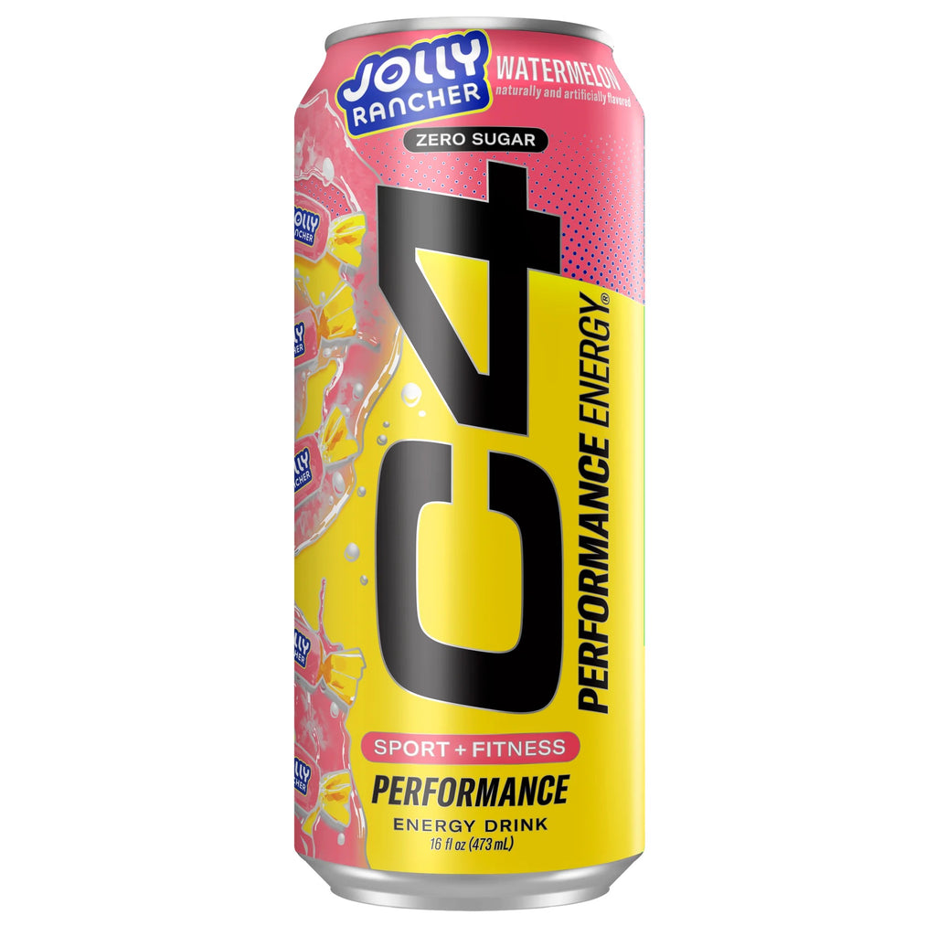 C4 Performance Energy Drink Jolly Rancher Watermelon 16oz Single Can