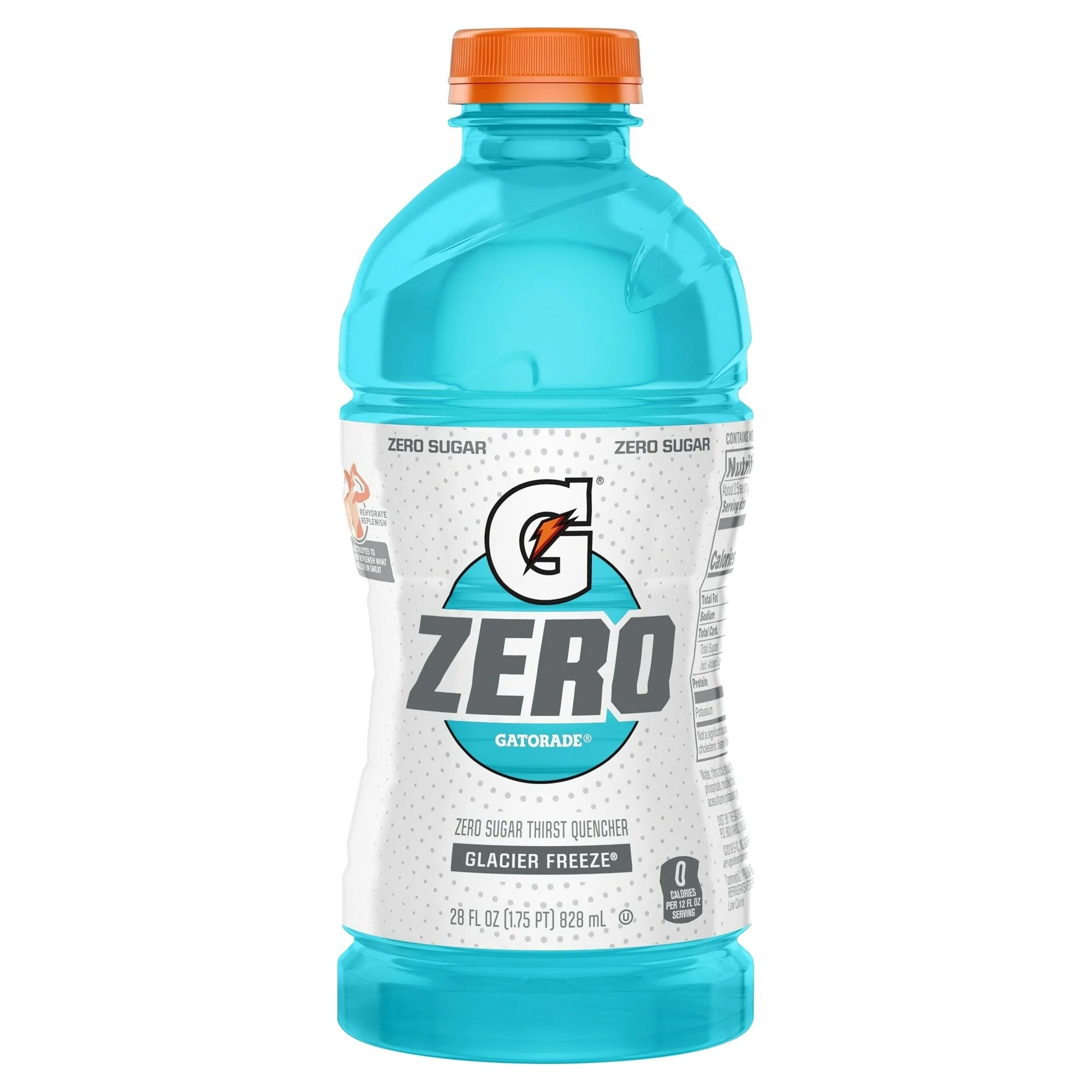 Gatorade Zero Sugar Glacier Freeze Thirst Quencher 28 fl oz Bottle