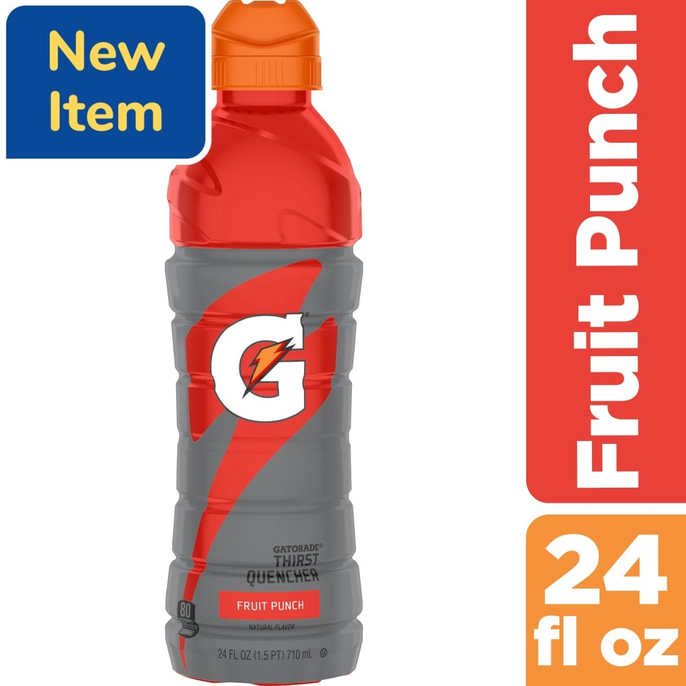 Gatorade Thirst Quencher Fruit Punch 24 fl oz Bottle Sport Cap