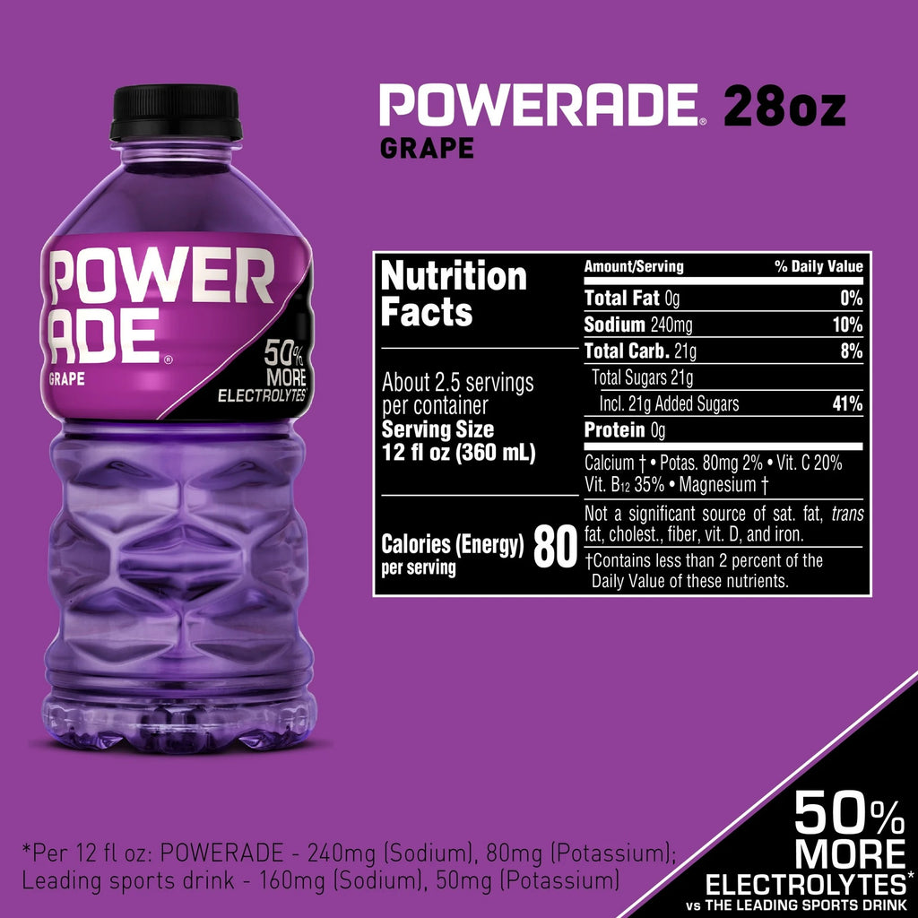 Powerade Grape 28 fl oz Bottle