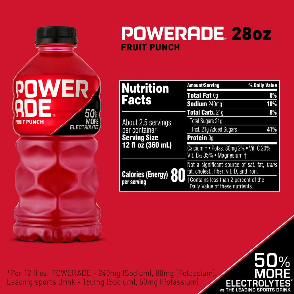 Powerade Fruit Punch 28 fl oz Bottle