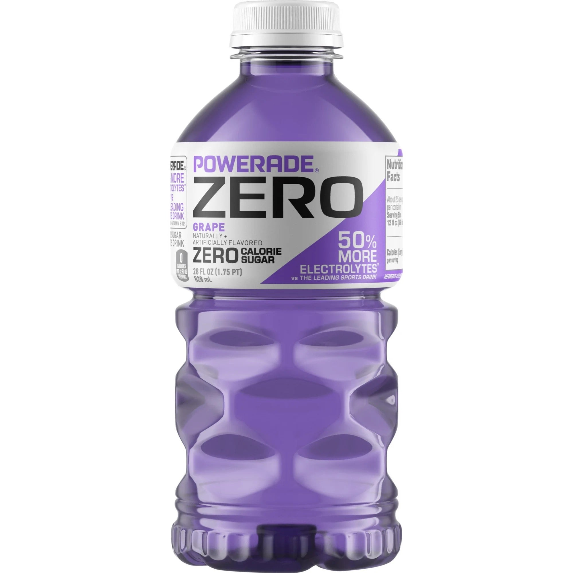 Powerade Zero Sugar Grape 28 fl oz Bottle
