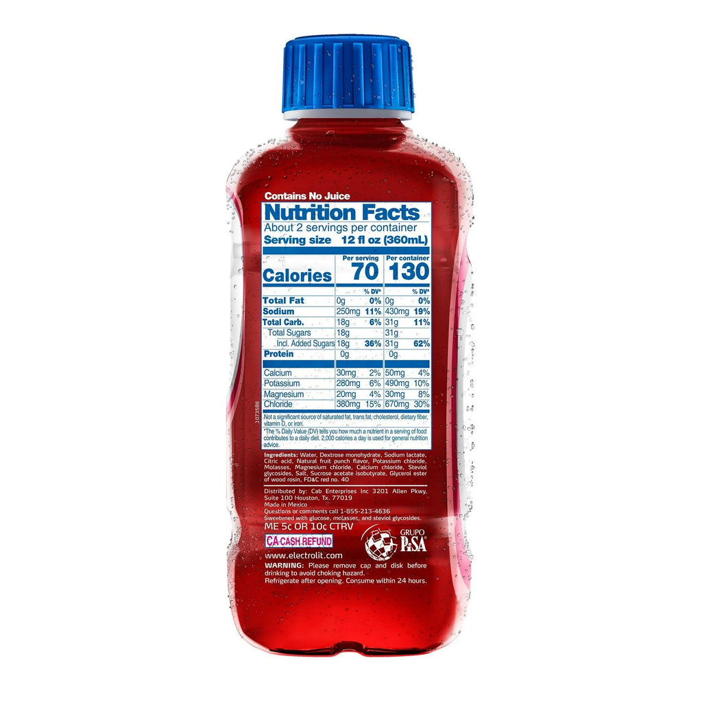 Electrolit Fruit Punch 21 fl oz Bottle