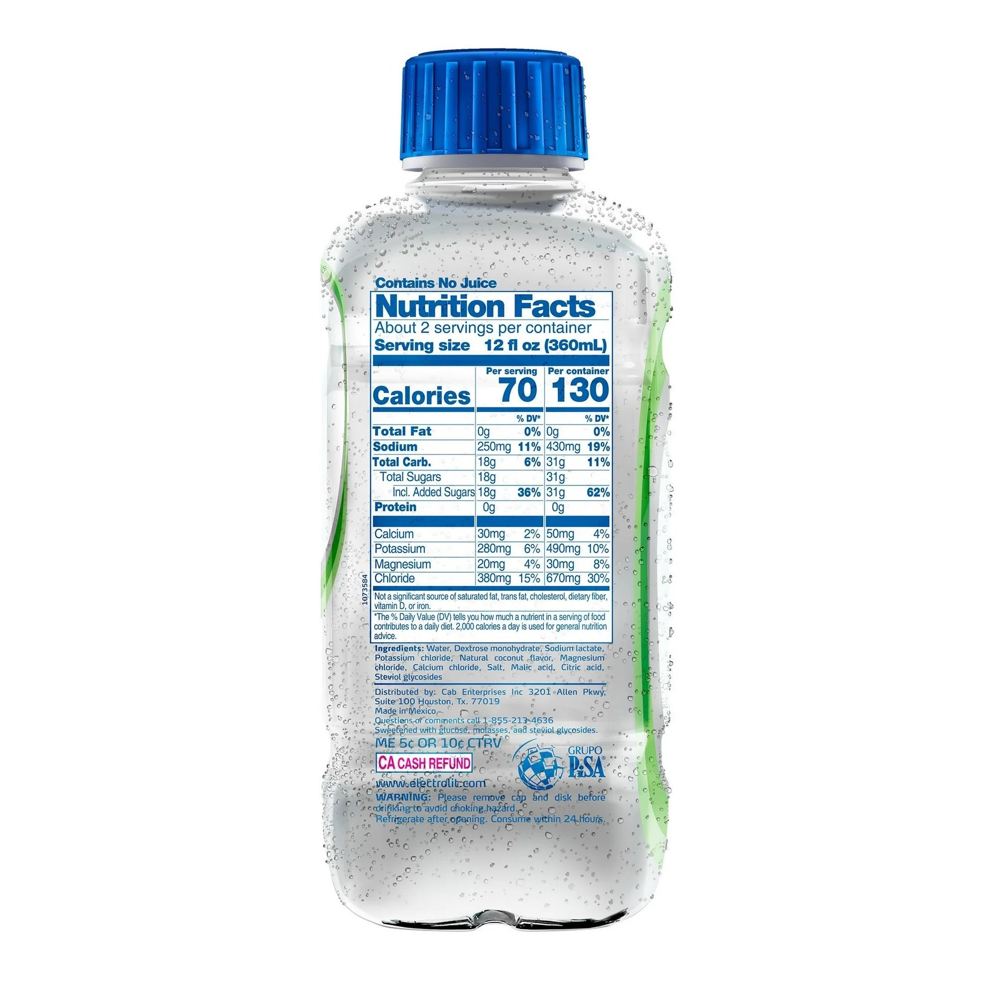 Electrolit Coconut 21 fl oz Bottle