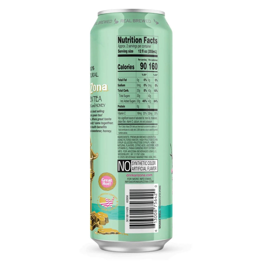 Arizona Green Tea with Ginseng & Honey 22 fl oz