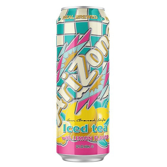 AriZona Iced Tea with Lemon Flavor Sun Brewed Style 22 fl oz