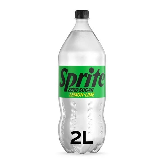 Sprite Zero Sugar Soda 2 Liter