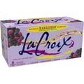 LaCroix Black Razzberry Sparkling Water 8 Pack 12 oz