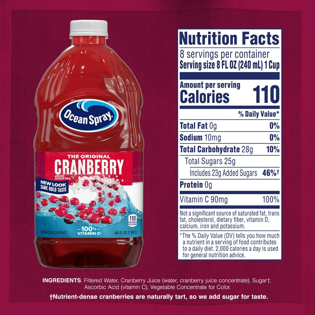 Ocean Spray Cranberry Juice Cocktail 64 oz