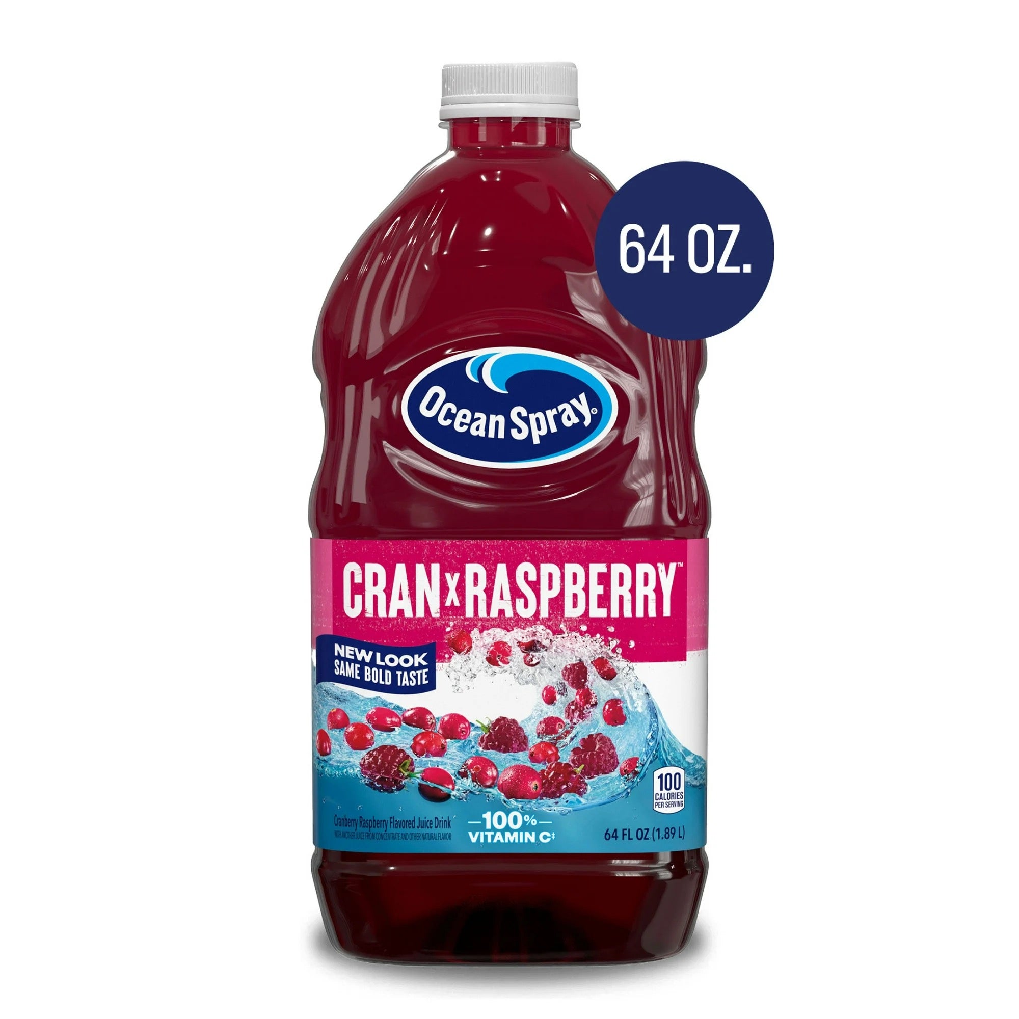 Ocean Spray Cran Raspberry Cranberry Raspberry Juice Drink 64 oz