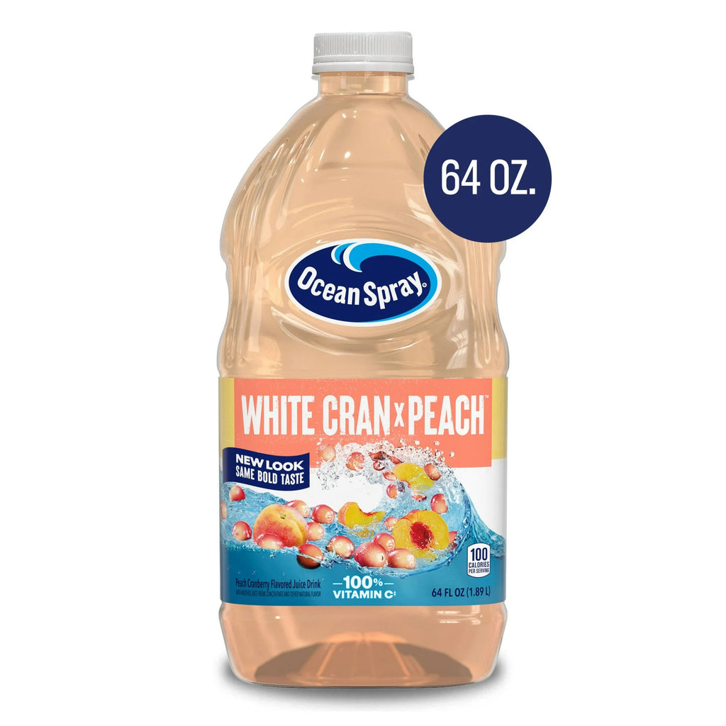 Ocean Spray White Cran Peach Juice Drink 64 oz