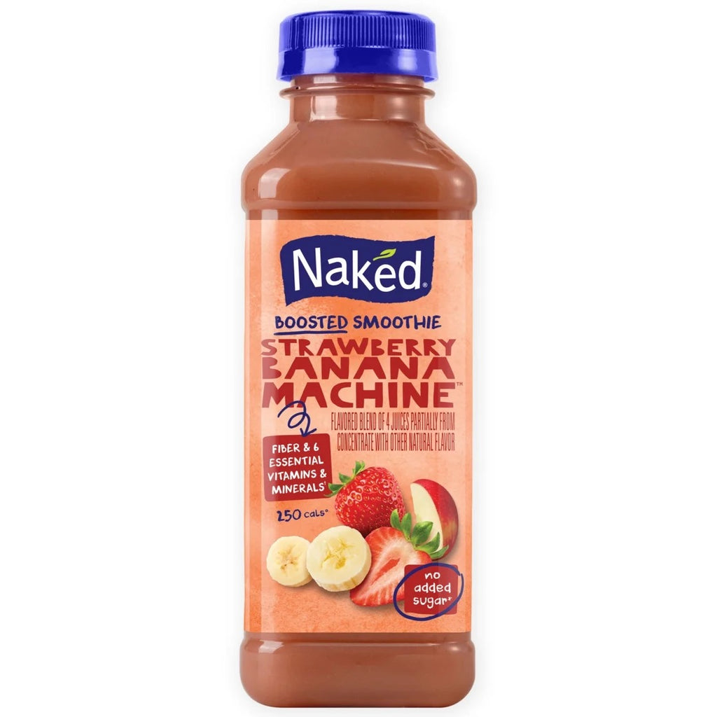 Naked Boosted Smoothie Strawberry Banana Machine 15.2 oz