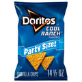 Doritos Cool Ranch Flavored Tortilla Chips Party Size 14.5 oz Bag