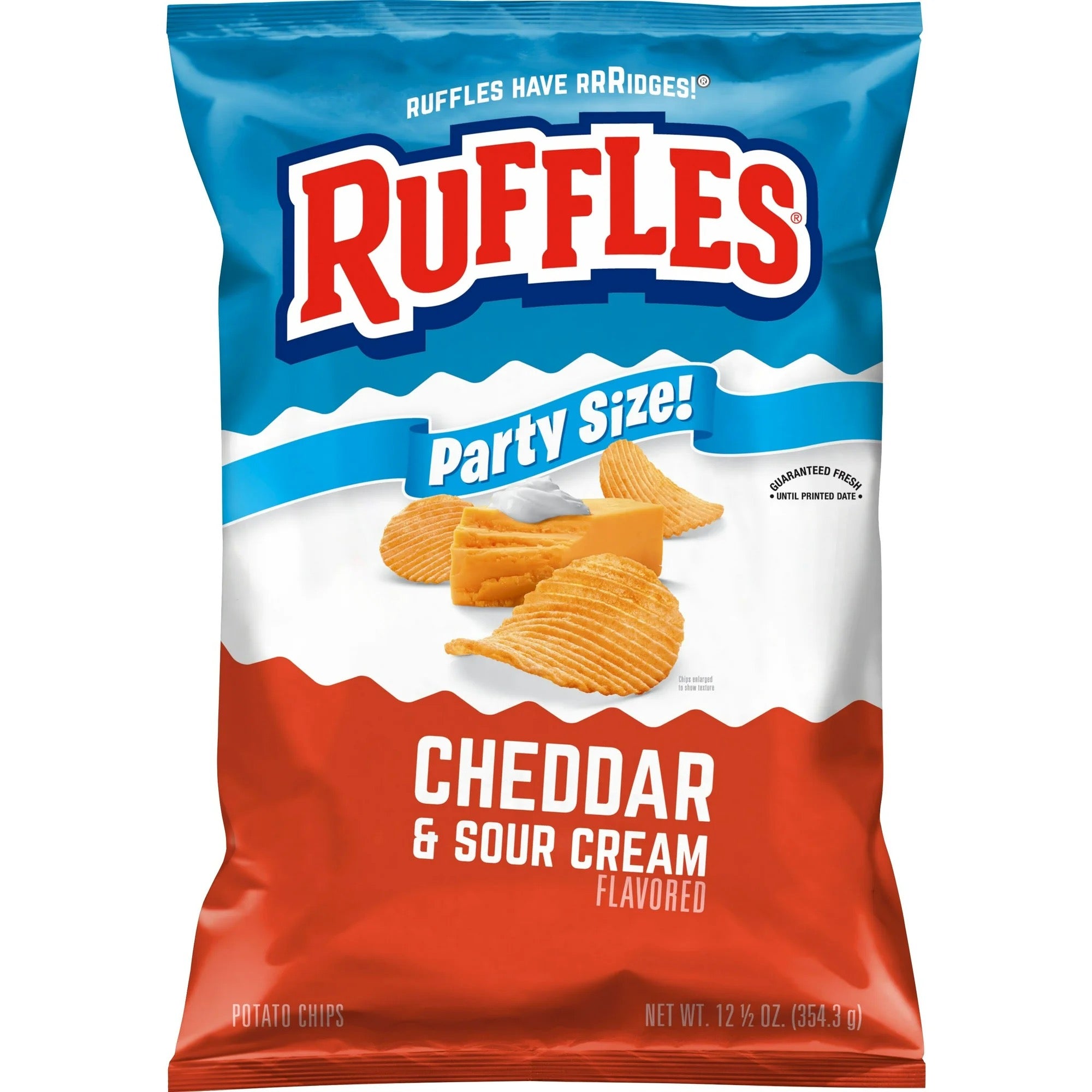 Ruffles Cheddar & Sour Cream Potato Snack Chips