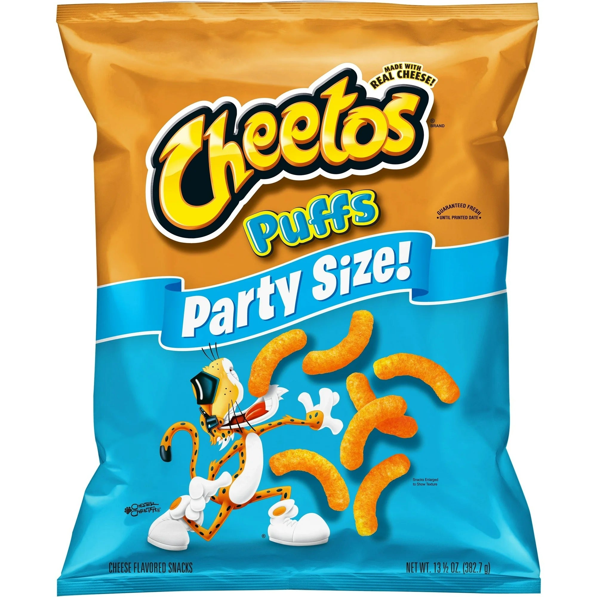 Cheetos Puffs Cheese Flavored Party Size Snack Chips 13.5 Ounce Bag