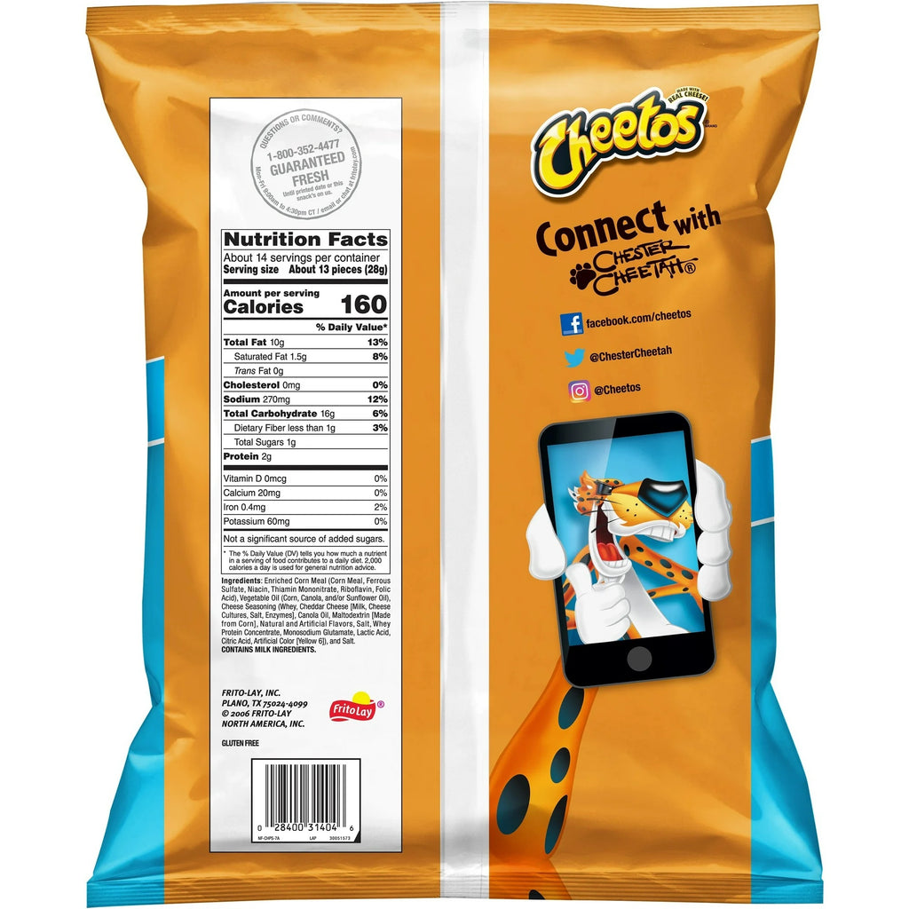 Cheetos Puffs Cheese Flavored Party Size Snack Chips 13.5 Ounce Bag