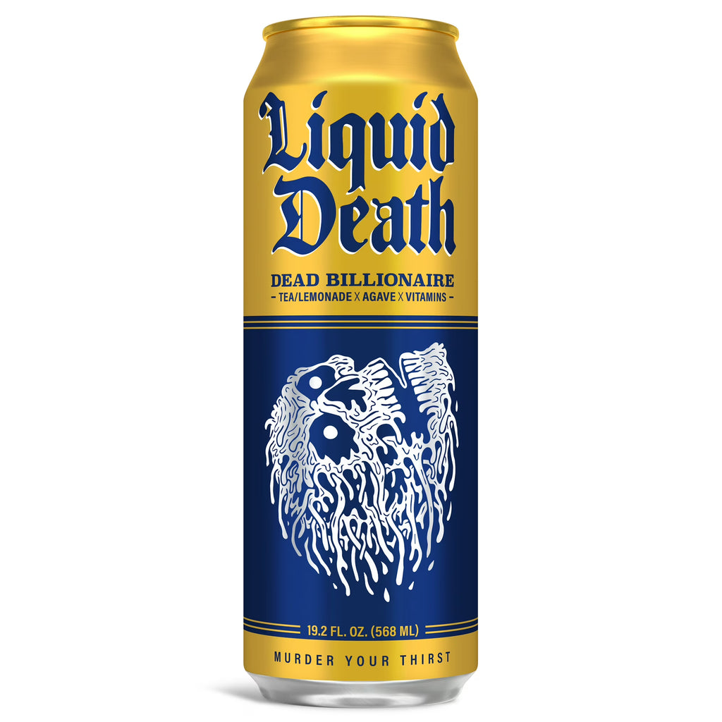 Liquid Death Dead Billionaire Iced Tea 19 Oz