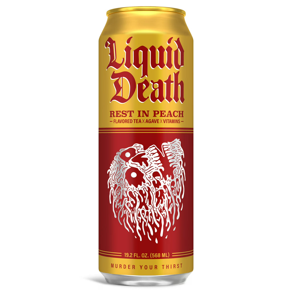 Liquid Death Rest in Peach Iced Tea 19 Oz
