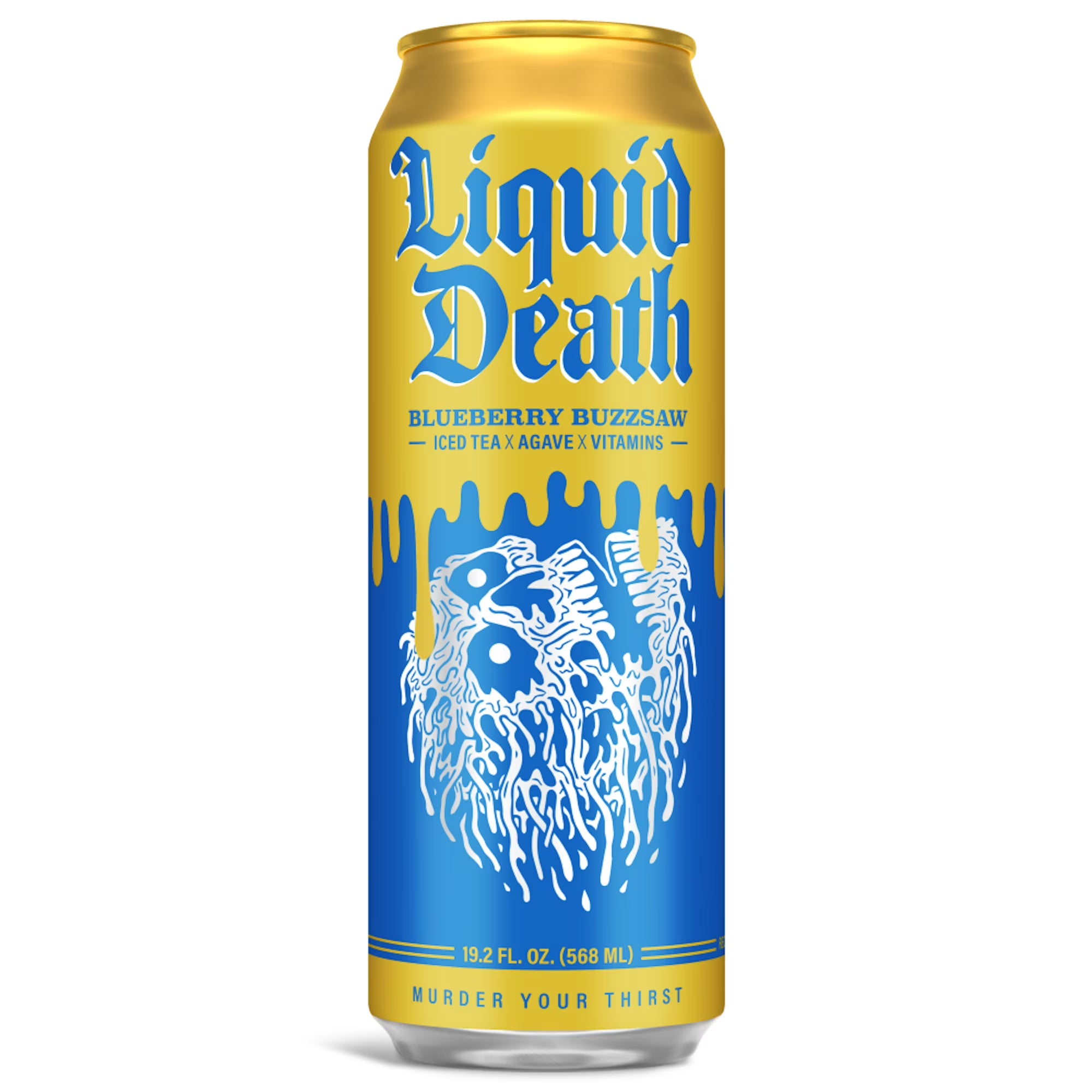 Liquid Death Blueberry Buzzsaw Iced Tea 19 Oz