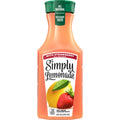 Simply Non GMO All Natural Strawberry Lemonade Juice 52 fl oz Bottle