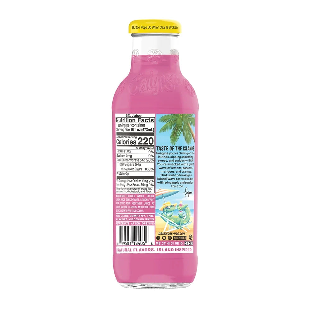 Calypso Island Wave Lemonade 16FlOz