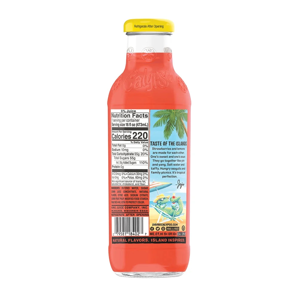 Calypso Strawberry Lemonade 16FlOz