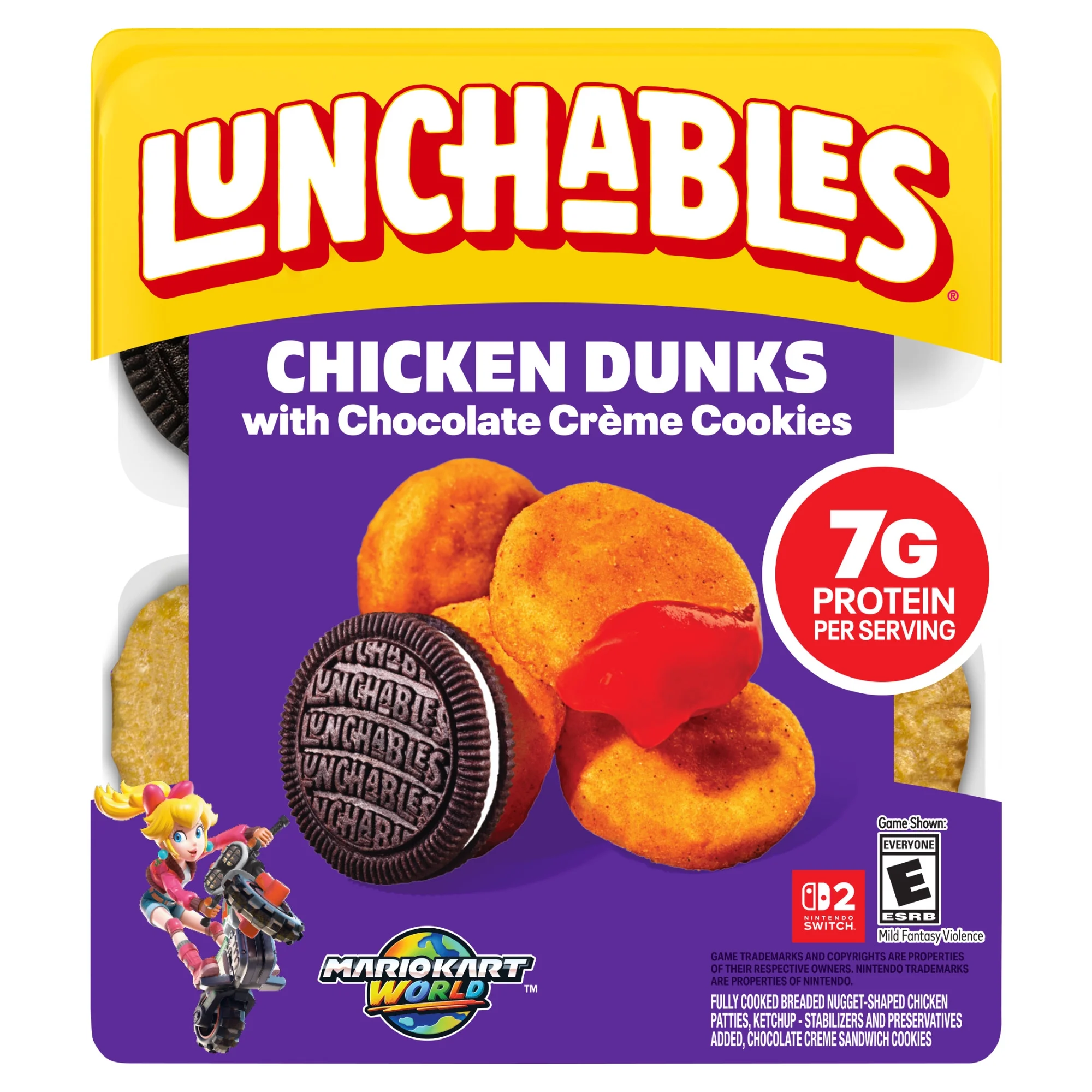 Lunchables Chicken Dunks with Chocolate Creme Cookies 4 oz Pack