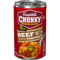 Campbell’s Chunky Soup Ready to Serve Beef Soup with Country Vegetables 18.8 oz Can